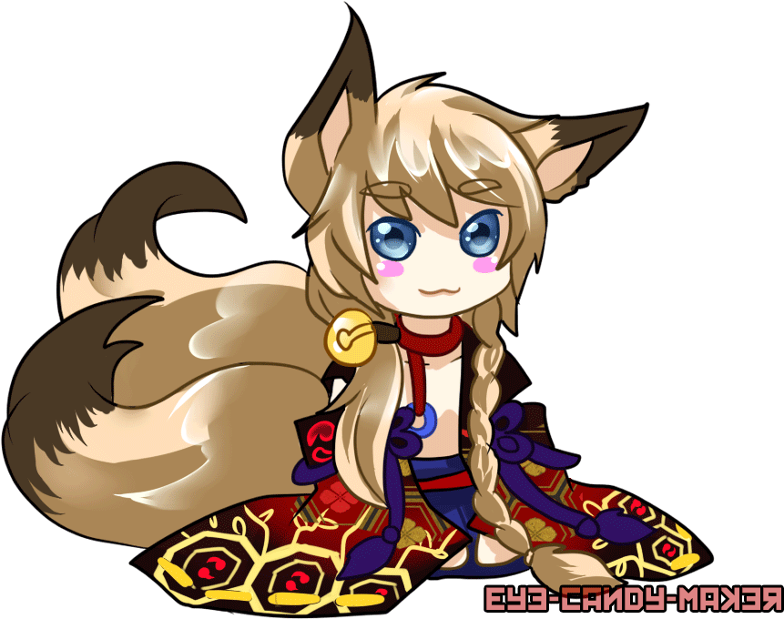 Chibi Wolf Maker Download - Cartoon (1029x746)