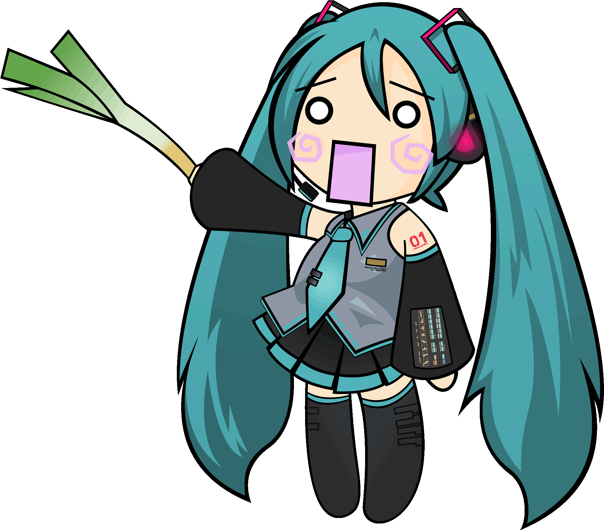 Hatsune Miku Leek Gif (2048x1722)