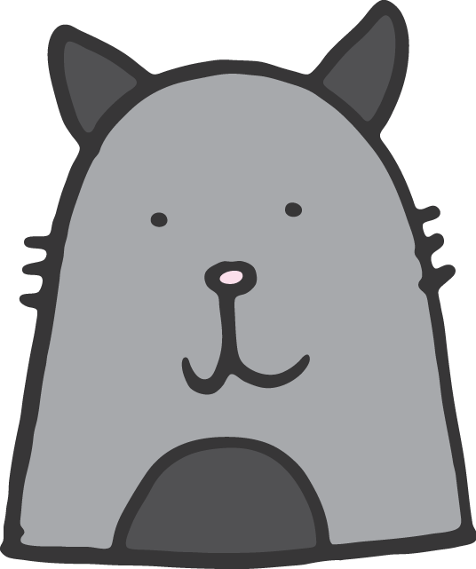 Grey Cat - Category 3 Cable (536x641)