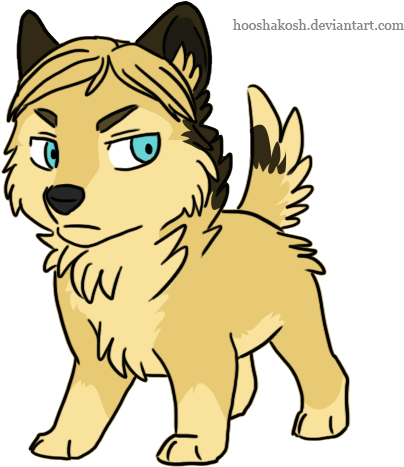 Chibi Wolf - Attack On Titan Erwin Wolf (500x500)