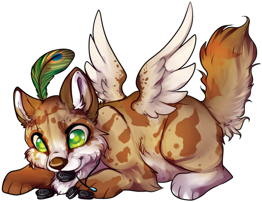 Chibi Wolf Pup With Wings - Gray Wolf (947x844)