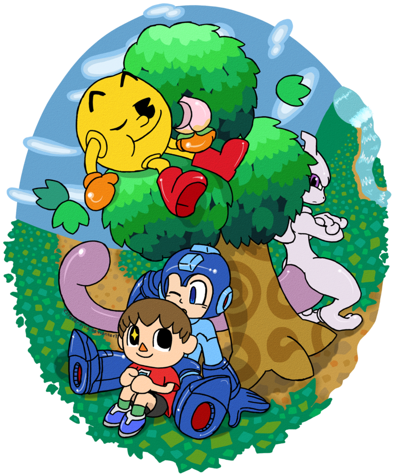 My Ssb4 Mains By Estefanoida - My Mains In Smash (814x981)