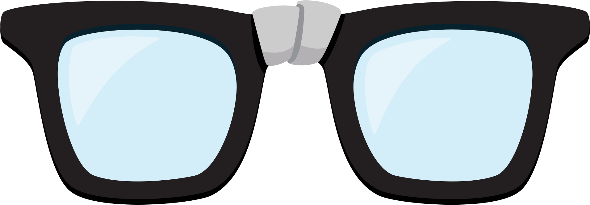 Broken Glasses With Tape - Glasses Sticker (2048x2048)