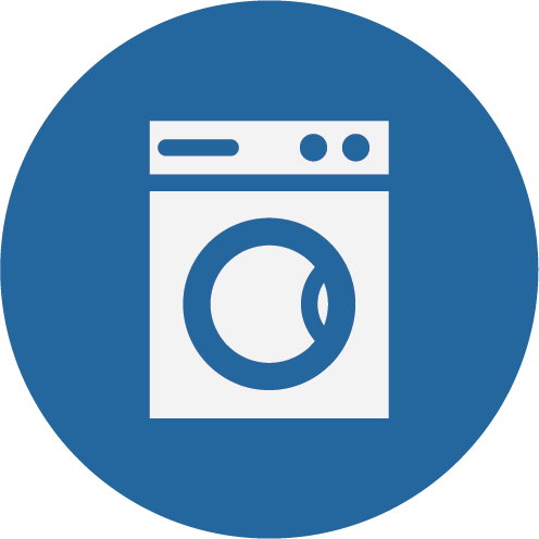 Appliance Icon - Washing Machine Logo Png (496x496)