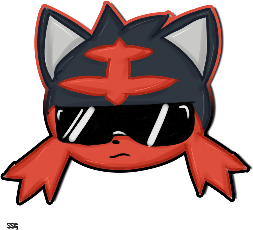 Litten Swag By Sweetstarrygalaxies - Pokemon Litten Swag (894x894)