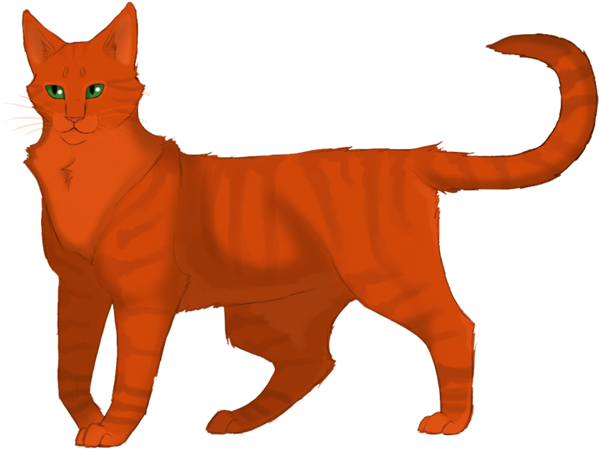 Warrior Cat Coloring Pages Fireheart - Warrior Cats By Lithestep (900x708)