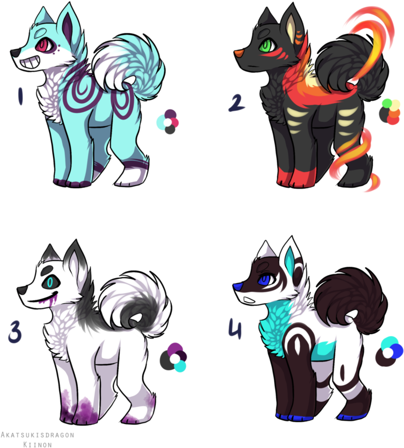 Deviantart Wolf Adoptables Open (845x946)