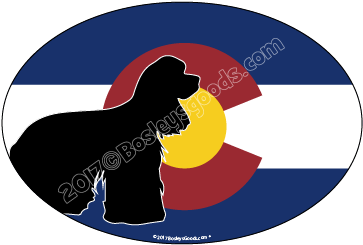 I Love My Colorado Spaniel Dog Sticker Oval - I Love My Colorado Spaniel Dog Sticker Oval (396x396)