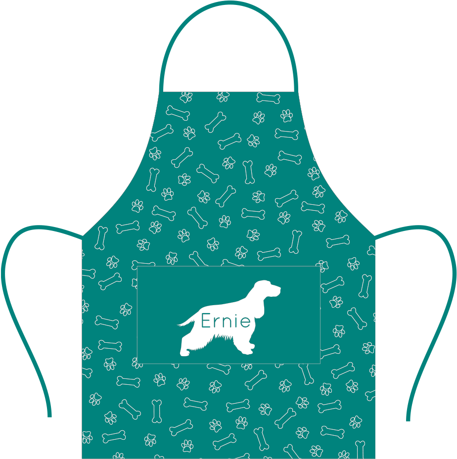 Cocker Spaniel - Apron - Green - Labrador Retriever (1000x1000)