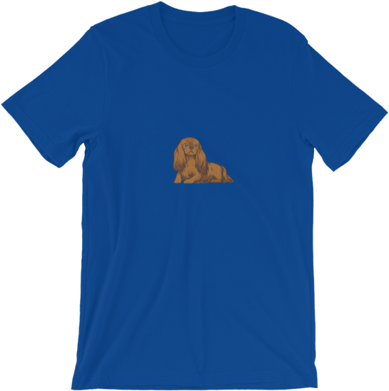 Ruby Cavalier King Charles Spaniel Short Sleeve Premium - Classic Spaceman Lego Shirt (580x580)
