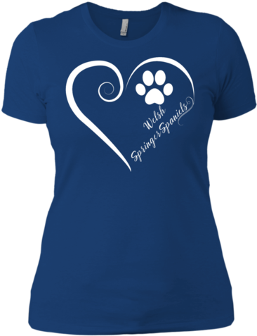 Welsh Springer Spaniel, Always In My Heart Ladies' - T-shirt (480x480)