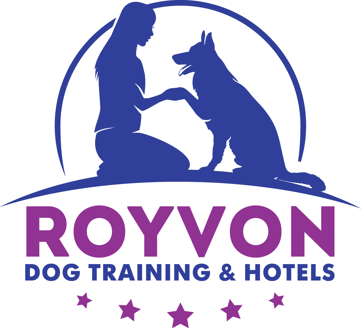 Logo - Royvon Dog Hotel (1191x1083)