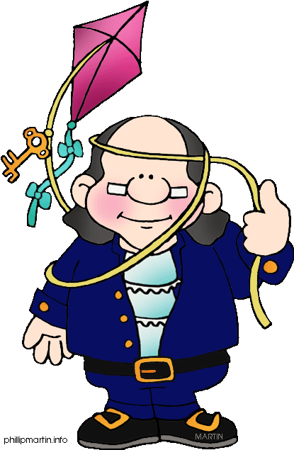 United States Clipart American History - Ben Franklin Clip Art (432x648)