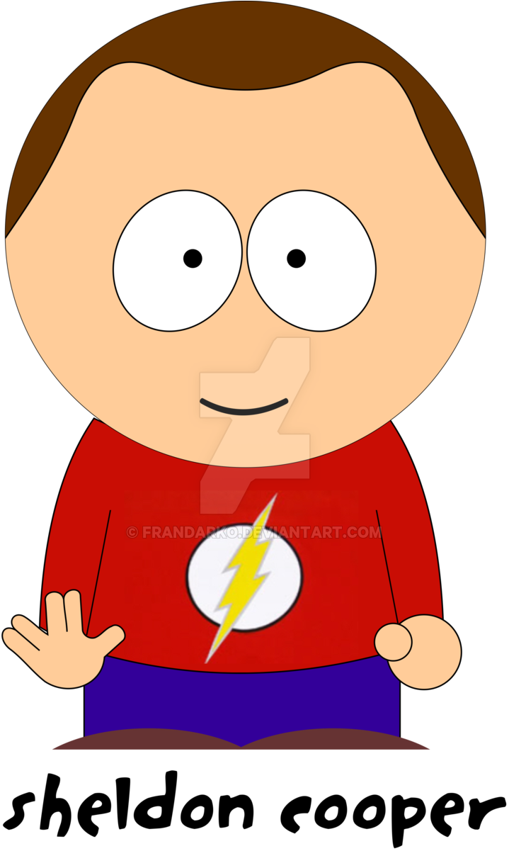 Big Bang Theory - Big Bang Theory South Park (900x1200)