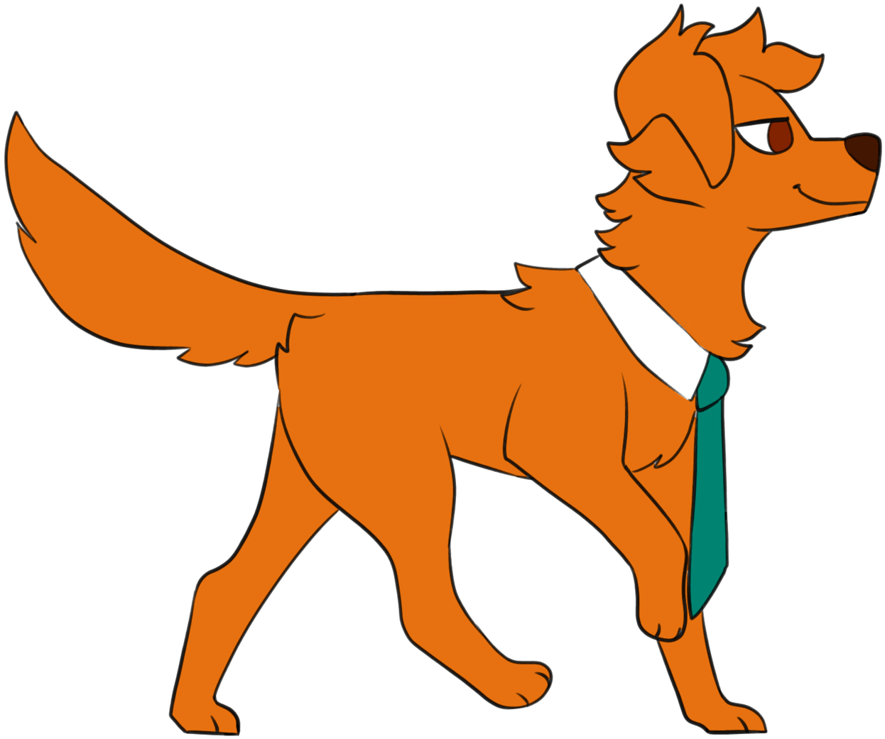 Canine Walk Cycle Gif (1461x1210)