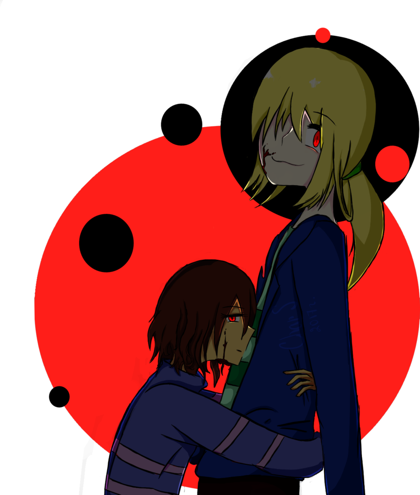 Frisk And Pedro Undertale No More Restarts By Marmelag - Cartoon (823x970)