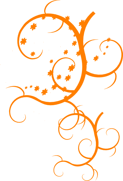 Orange Swirl Design (408x599)