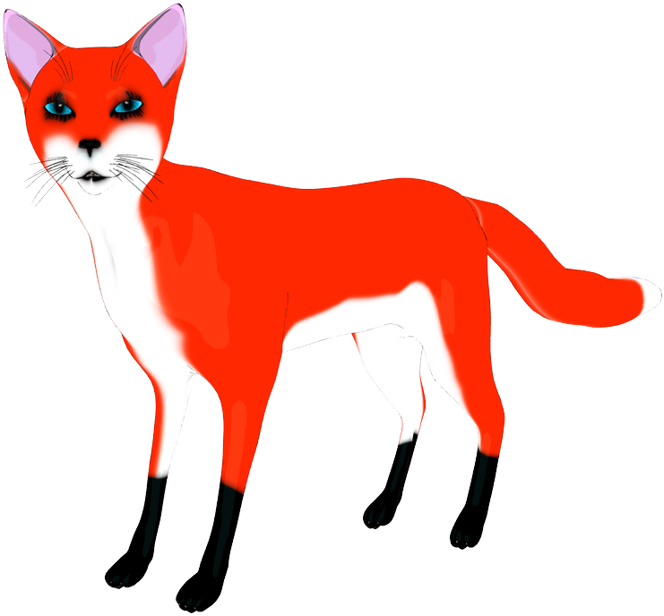 My 2nd, 3d Fox - Red Fox (959x820)
