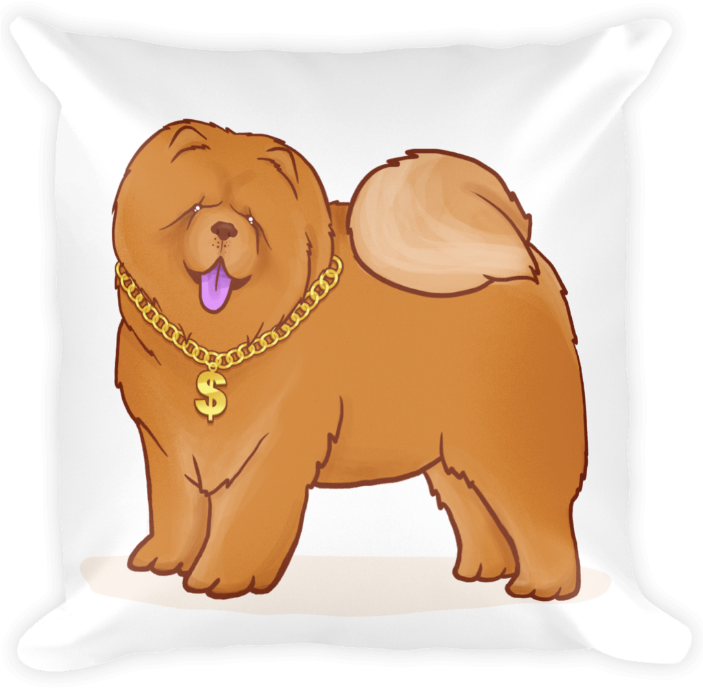 Chow Chow Pillow - Cushion (1024x1024)