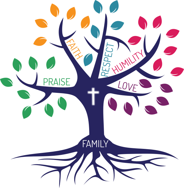 We Are Fortunate To Have A Faith-based Elementary School - Arvore De Folhas Coloridas Png (644x658)