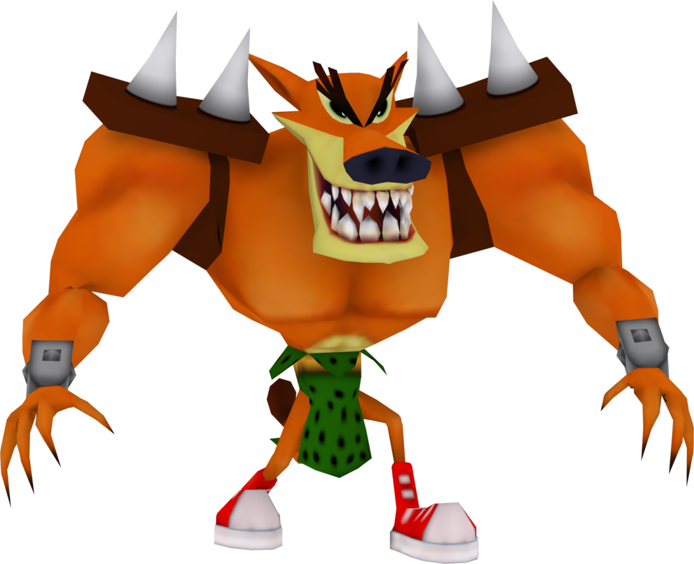 Tiny Tiger Render By Crasharki - Tiny Tiger Crash Bandicoot (991x806)