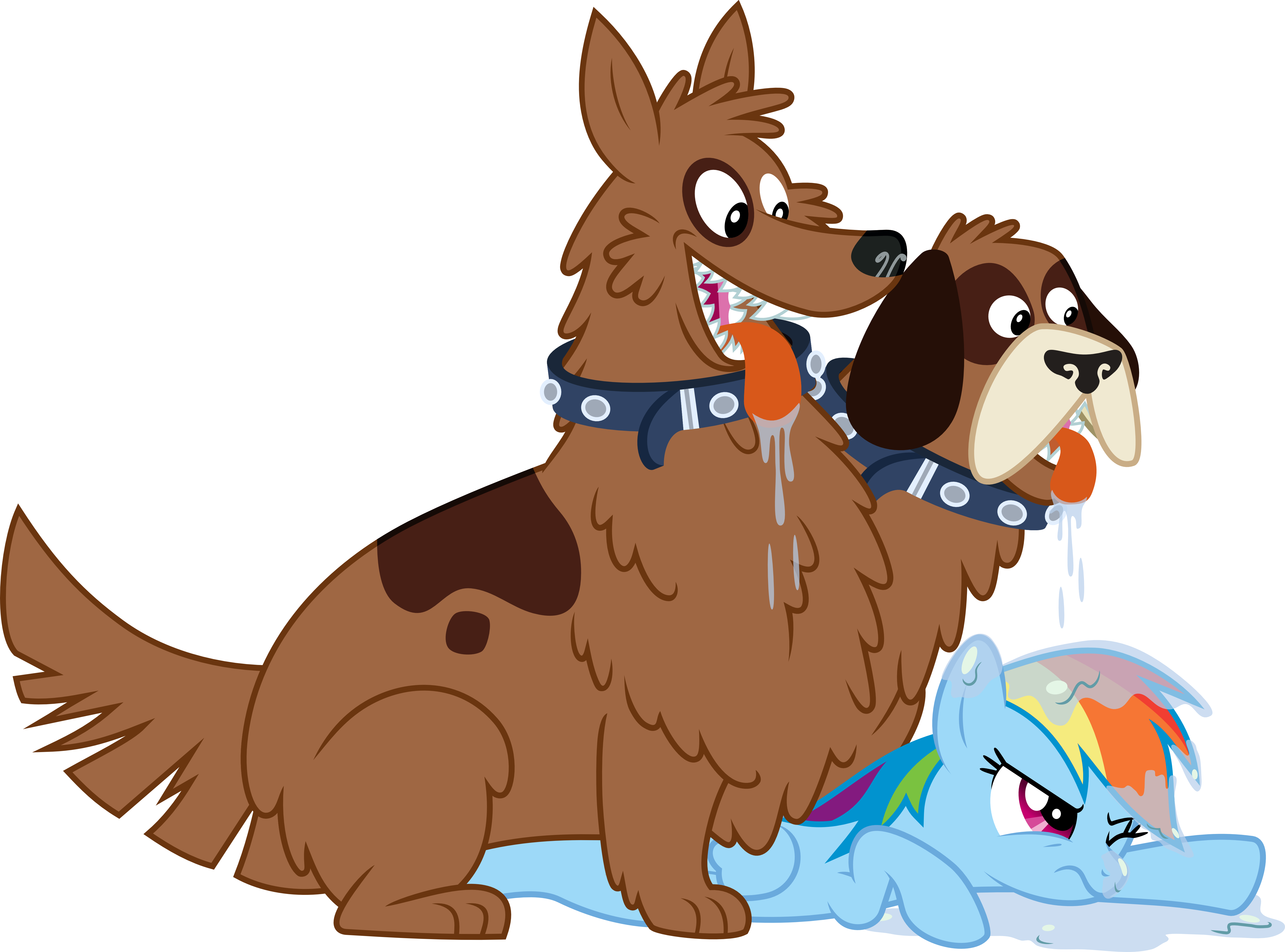 My Little Brony Rainbow Dash Orthros Pet Drool - My Little Ponies Humping (5399x4000)