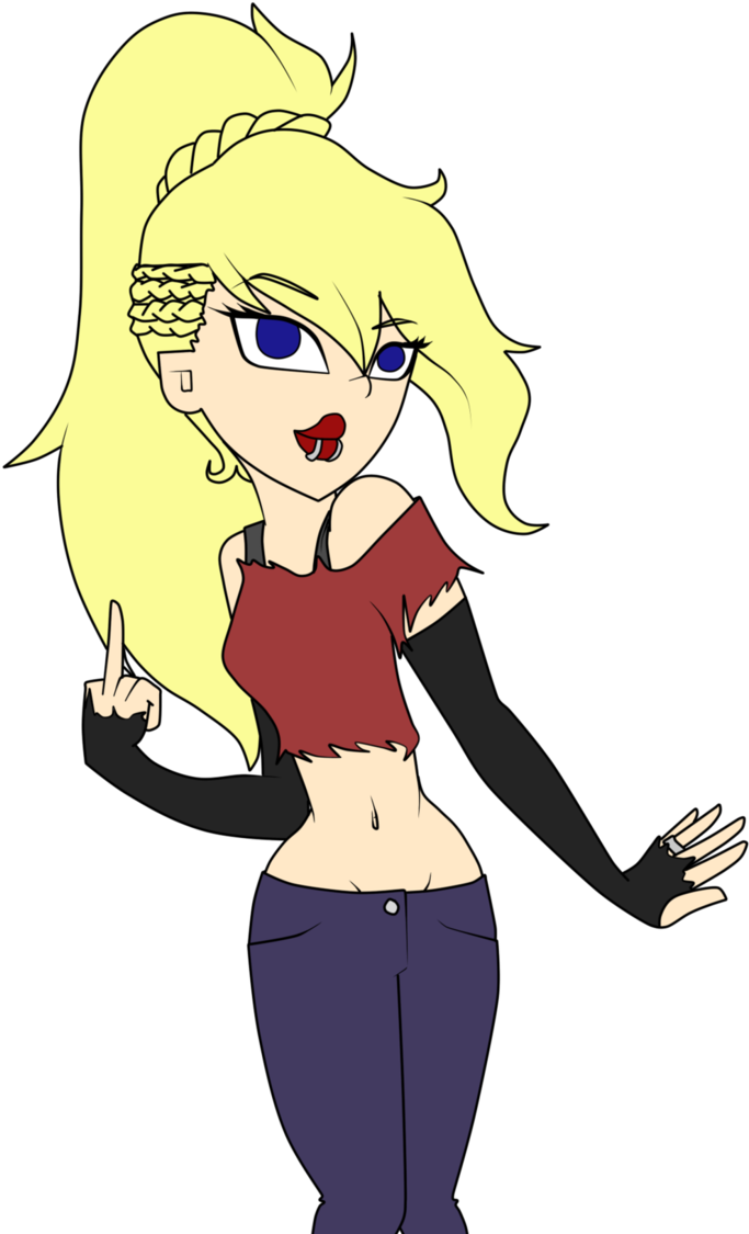 Punk Rock By Beckdaylee - Cartoon (707x1130)