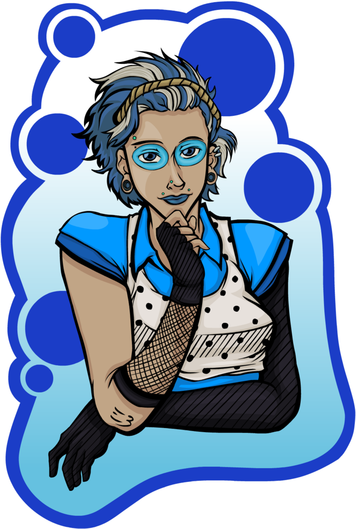 Punk Rock Sailor Mercury By Empty-brooke - Punk Rock Sailor Mercury By Empty-brooke (744x1074)