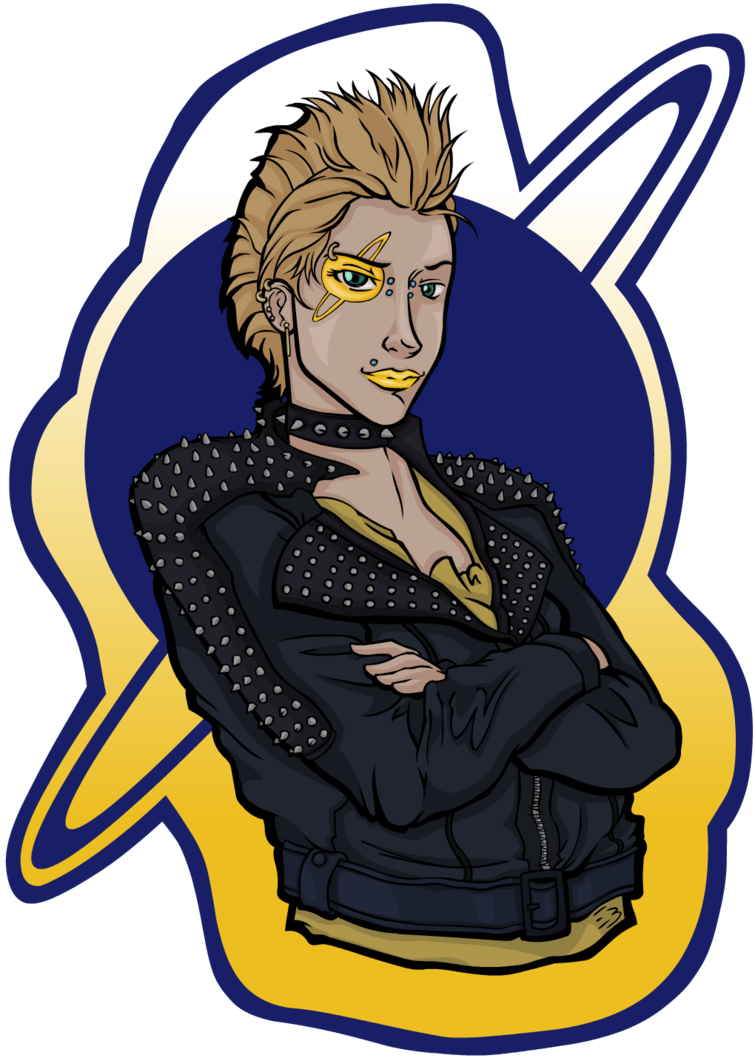 Punk Rock Sailor Uranus By Empty-brooke - Punk Rock (755x1058)