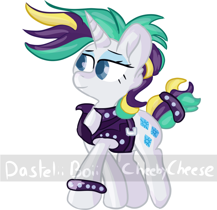 Punk Rock Rarity By Pastelii-boii - Cartoon (758x932)