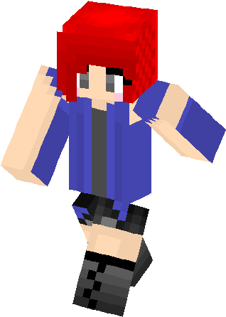 Punk Rock Girl Skin - Fictional Character (317x453)