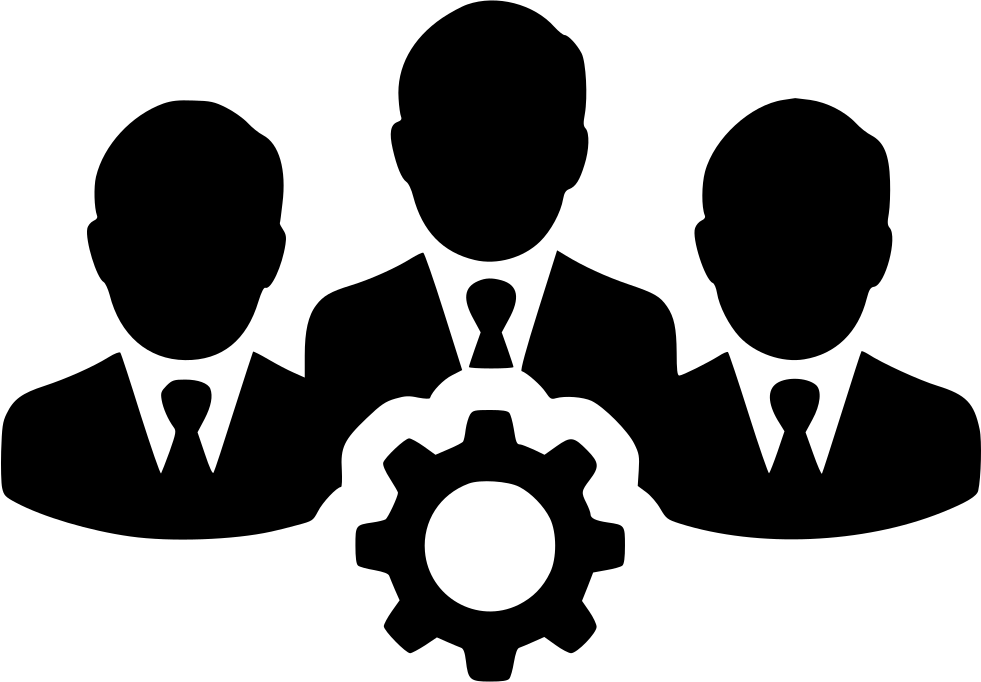 Teamwork People Users Gear Team Group Comments - Audience Icon Png (981x682)