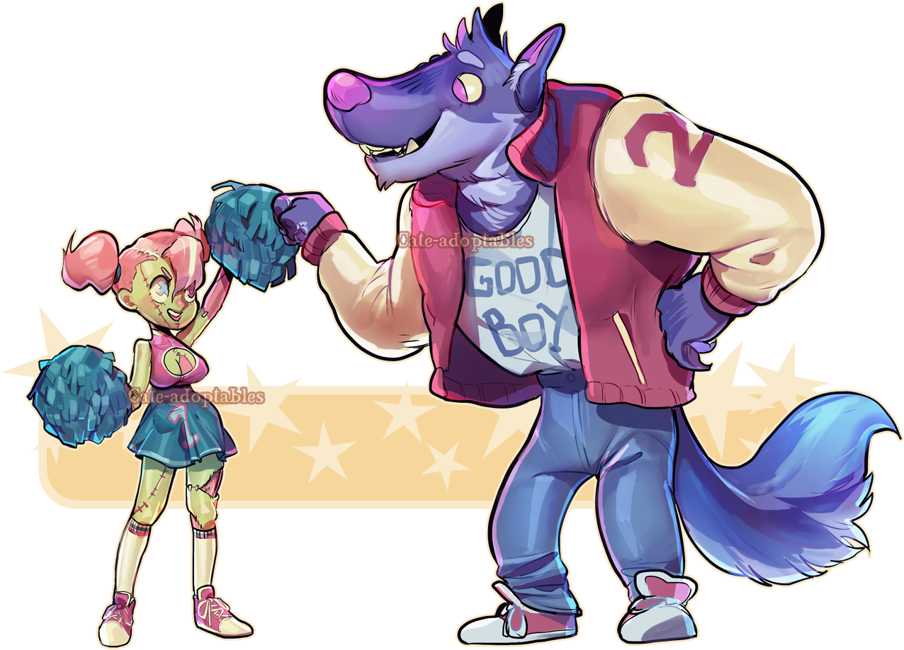 Closed By Cate Adoptables Teamwork Closed By Cate Adoptables - Cartoon (1300x953)