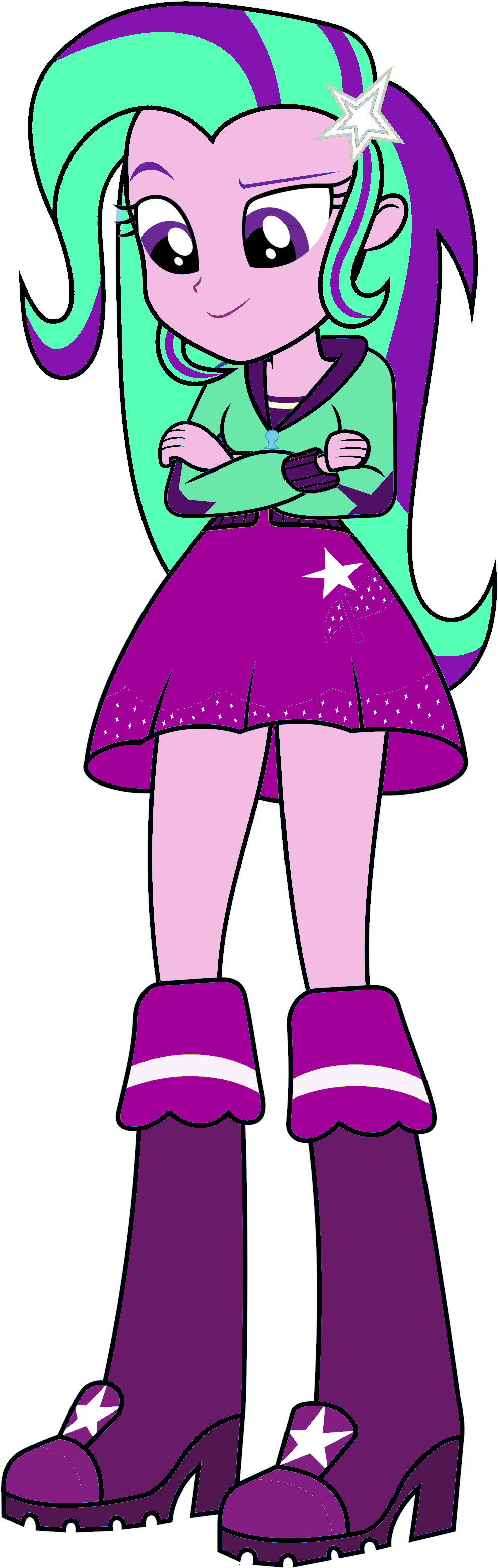 Aria Blaze, Artist - Vector Graphics (1024x3151)