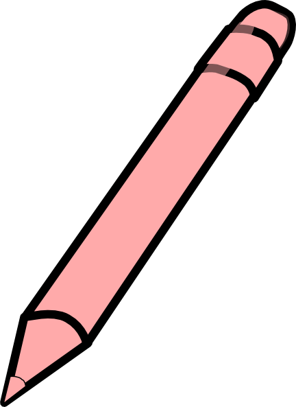Clipart Suggest Pencil Drawing A Line Clip At Clker - Pencil Clipart (432x593)