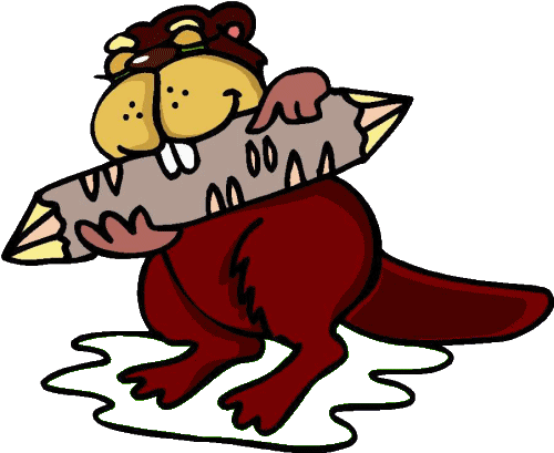 Shaved Beaver Cliparts - Beaver Animations (500x409)