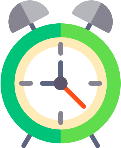 Alarm Clock Free Icon - Imagem De Relogio Png (512x512)