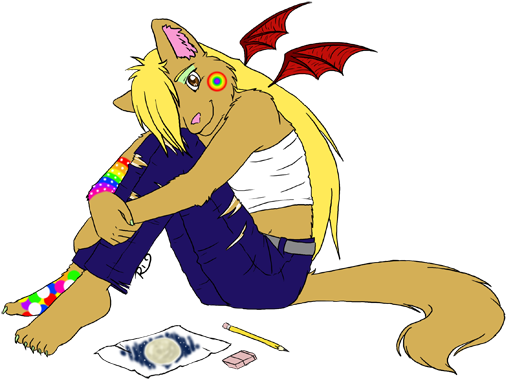 Liru Kaulitz Character Name - Cartoon (531x400)