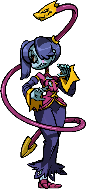 Hsien-ko Squigly - Hsien Ko Darkstalkers Palette Color (404x690)