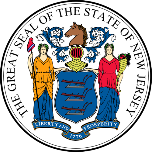 New Jersey, Nj State Seal - New Jersey State Symbol (500x500)
