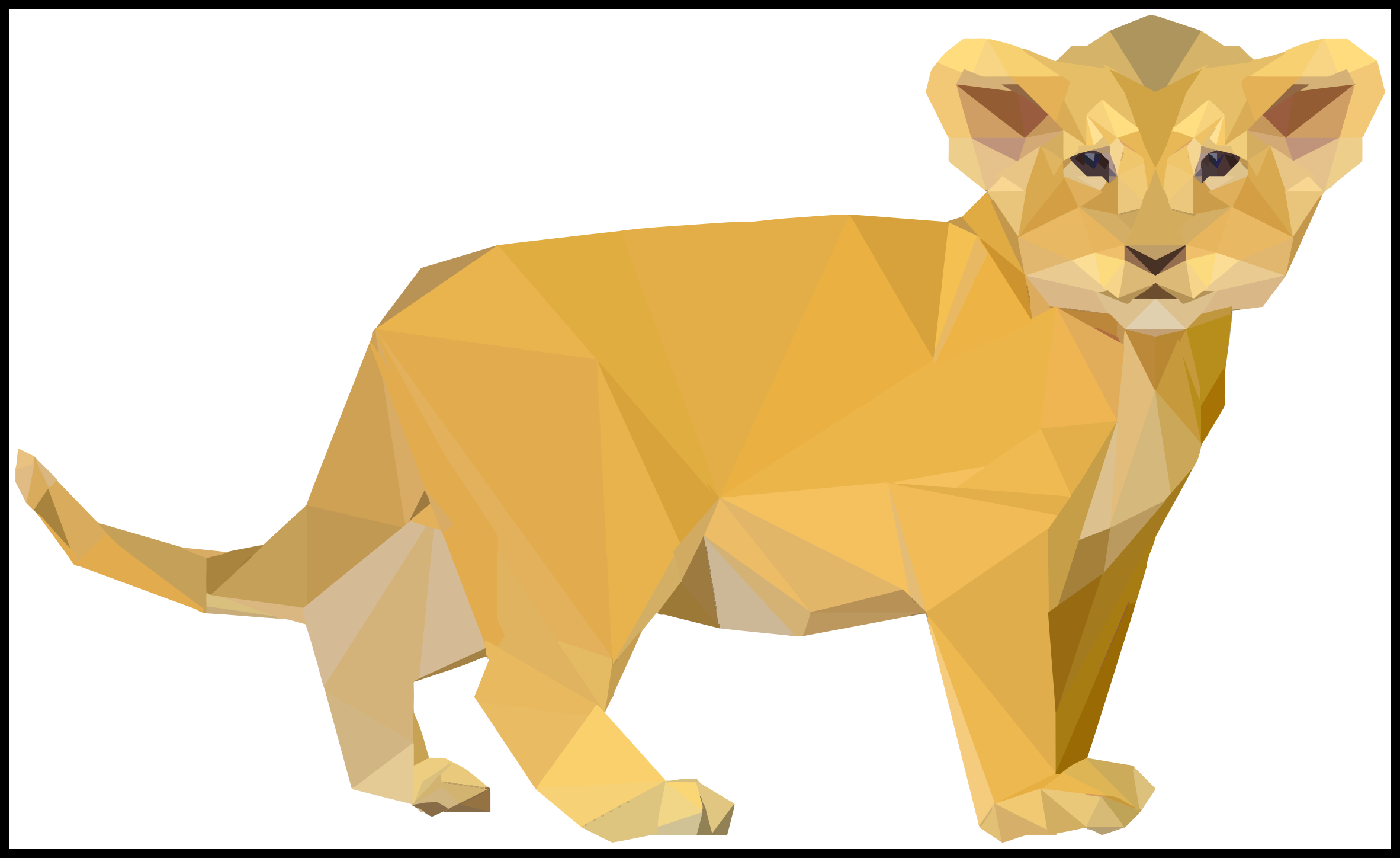 Lion Clipart - Lion (2364x1448)