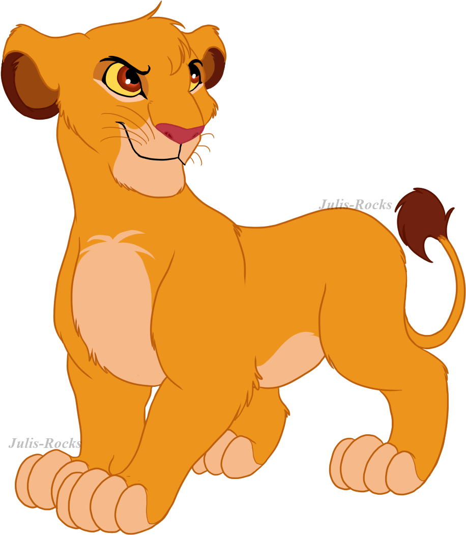 Simba Cub By Julis-rocks - Lion (1000x1200)