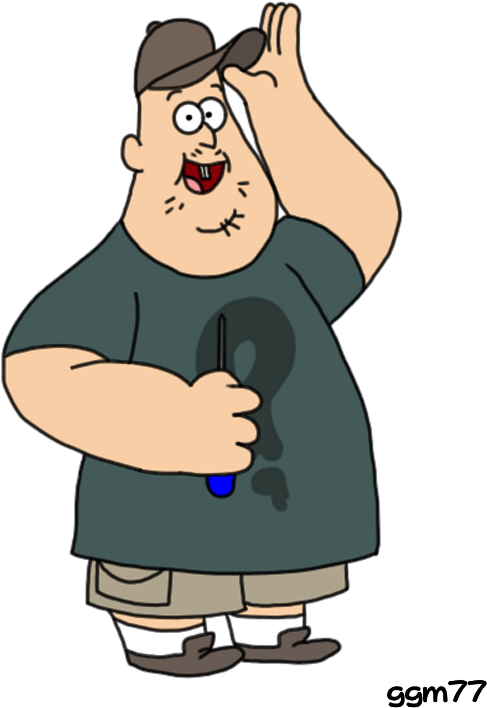Soos Gravity Falls Bigfoot - Cartoon (562x752)