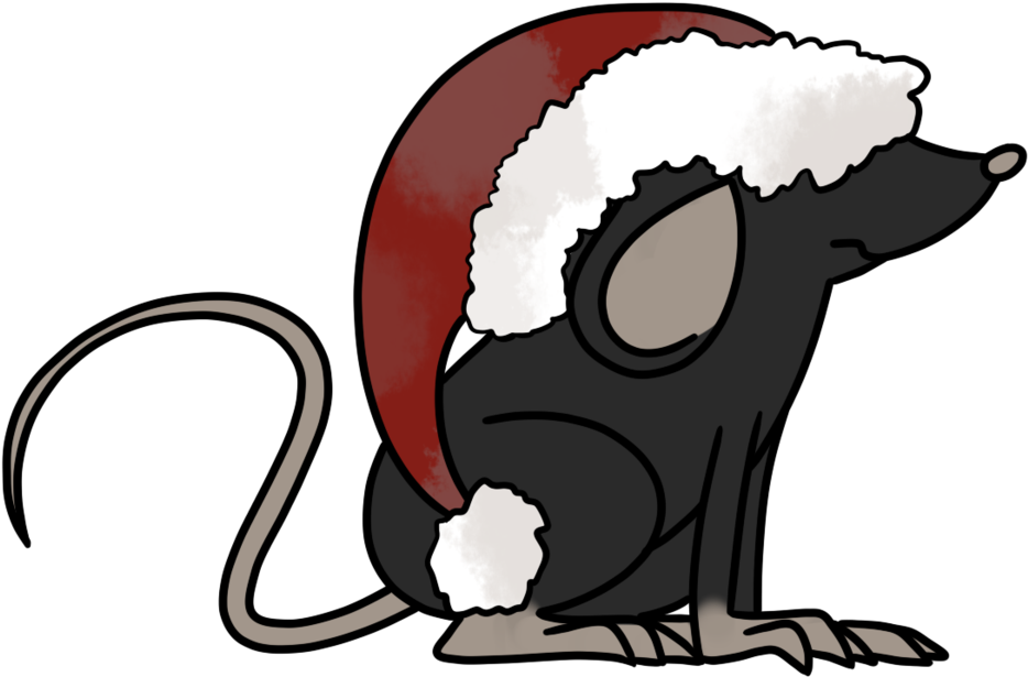 Christmas Rat - Dog Catches Something (1024x686)