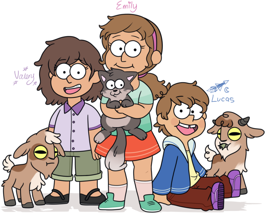 Soos And Melody's Children By Bast13 - Gravity Falls Soos And Melody (1016x787)