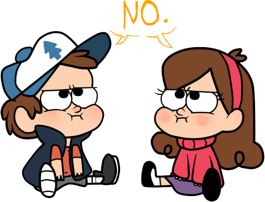 Dipper Y Mabel - Mabel Y Dipper Png (534x407)