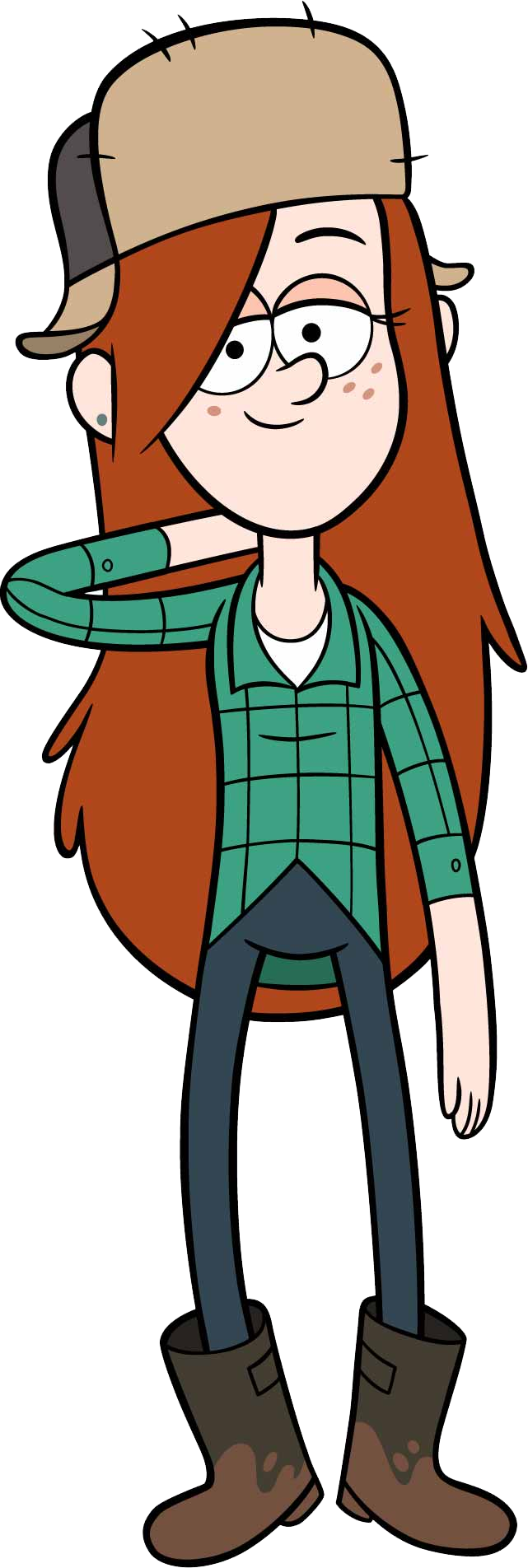 Gravity Falls Wendy Hat Download - Personajes De Gravity Falls Dibujos (641x1904)