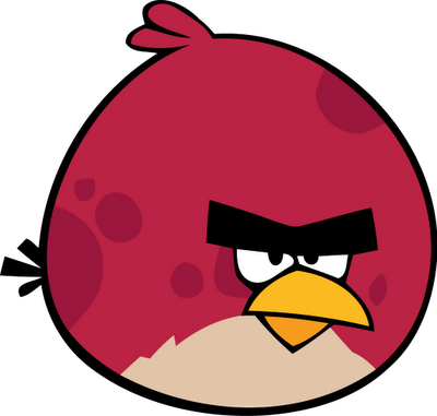 Big Brother Bird - Red Bird From Angry Birds (400x381)