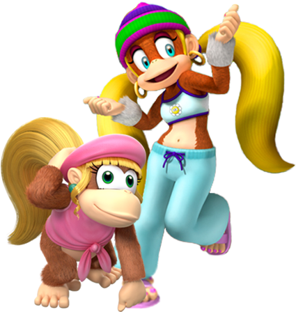 Another Example Female Are - Dixie Kong To Donkey Kong (460x456)