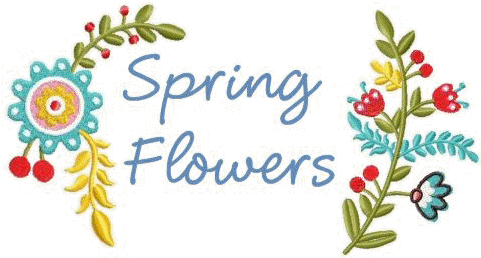 Spring Flowers Collection - Love Peace And Happiness (510x286)